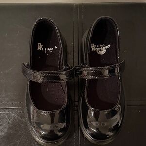 Dr. Martens Shiny Black Kids Dress Shoes